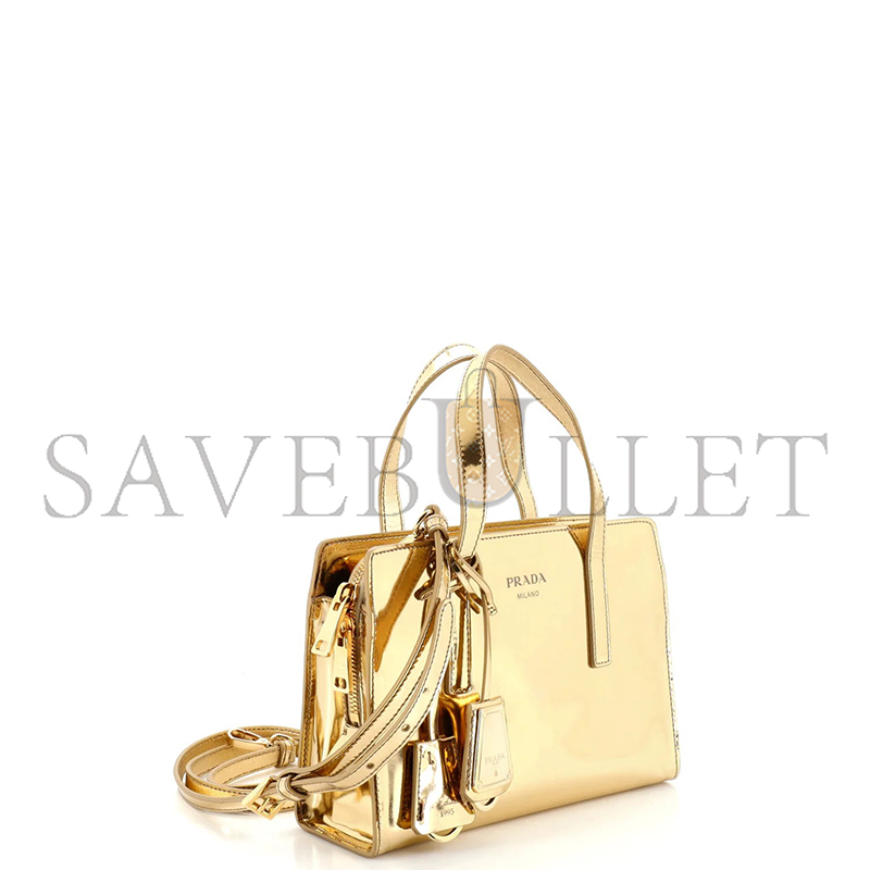 PRADA RE-EDITION 1995 TOTE SPAZZOLATO LEATHER MINI 1BA357 (22*15*6.5cm) 